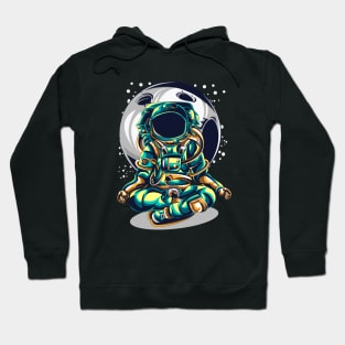 astronaut yoga space Hoodie